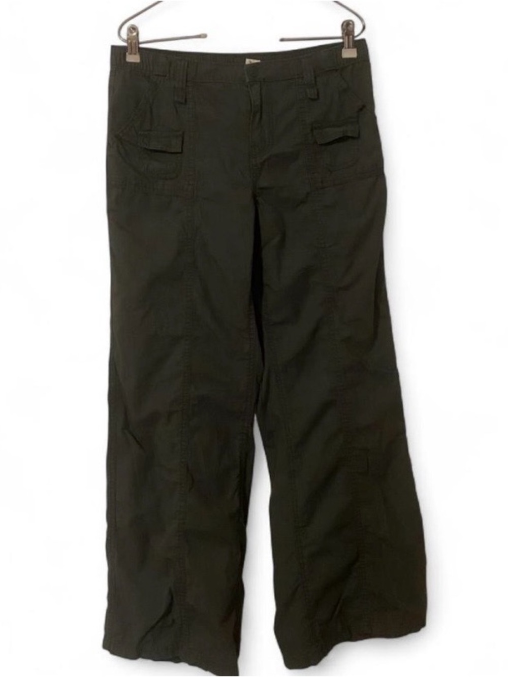 H&M green cotton pants
